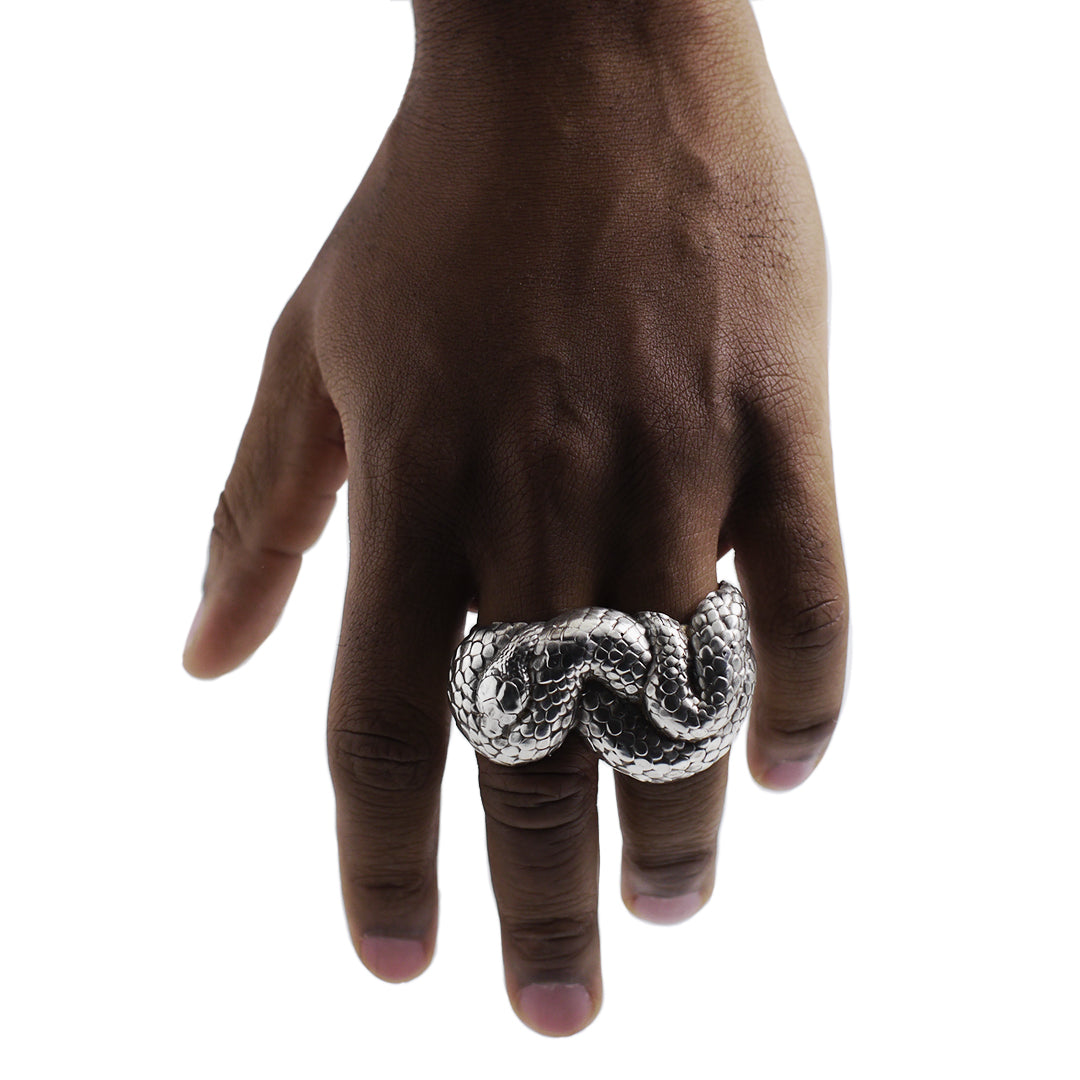 DOUBLE SNAKE RING
