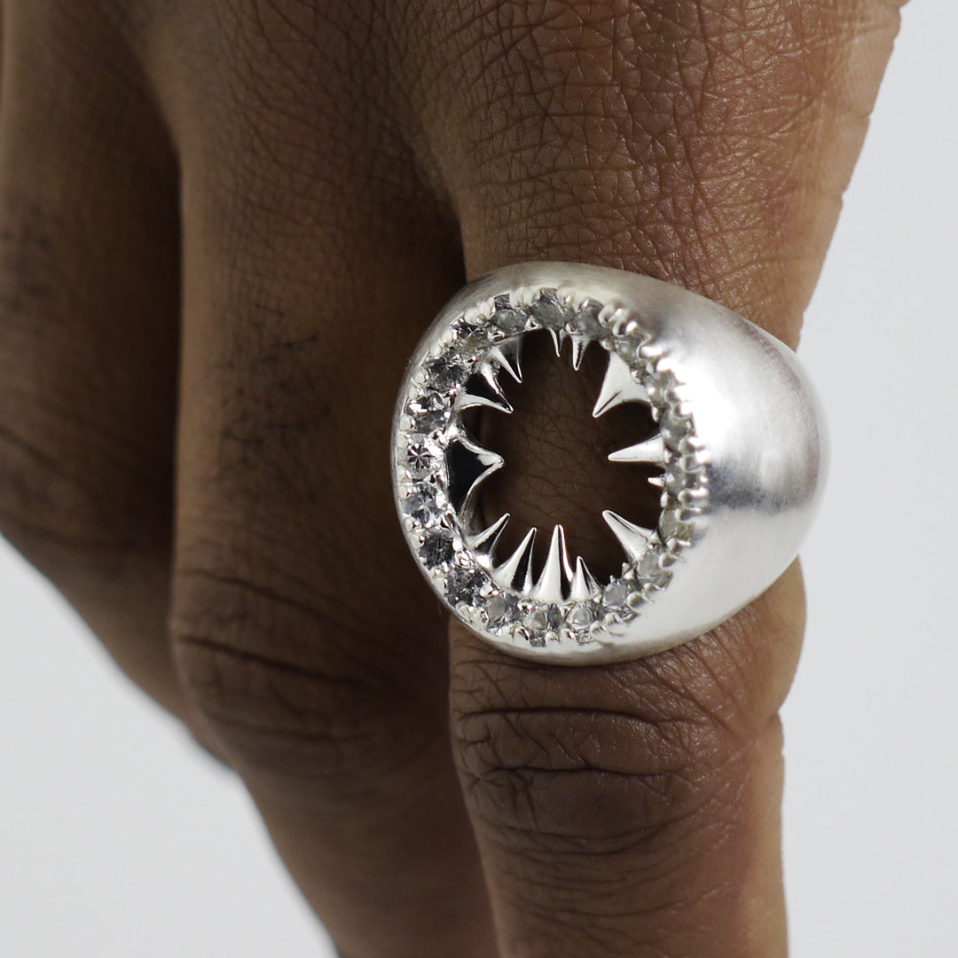 SAPPHIRE SPLINTER RING