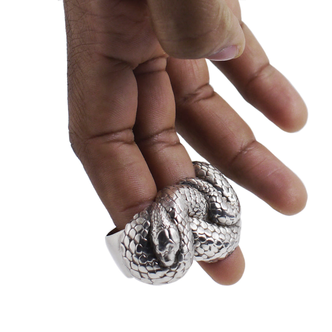 DOUBLE SNAKE RING The Winter House Ltd